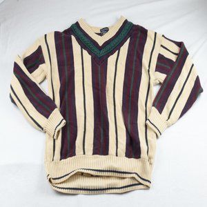 Gant Men's Large Vintage V-neck Knit Sweater